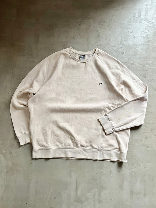 CREME NIKE SWEATER - 2000S - XL/XXL