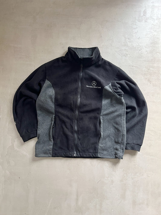 BLACK/GREY MERCEDES BENZ FLEECE - 2000S - M/L