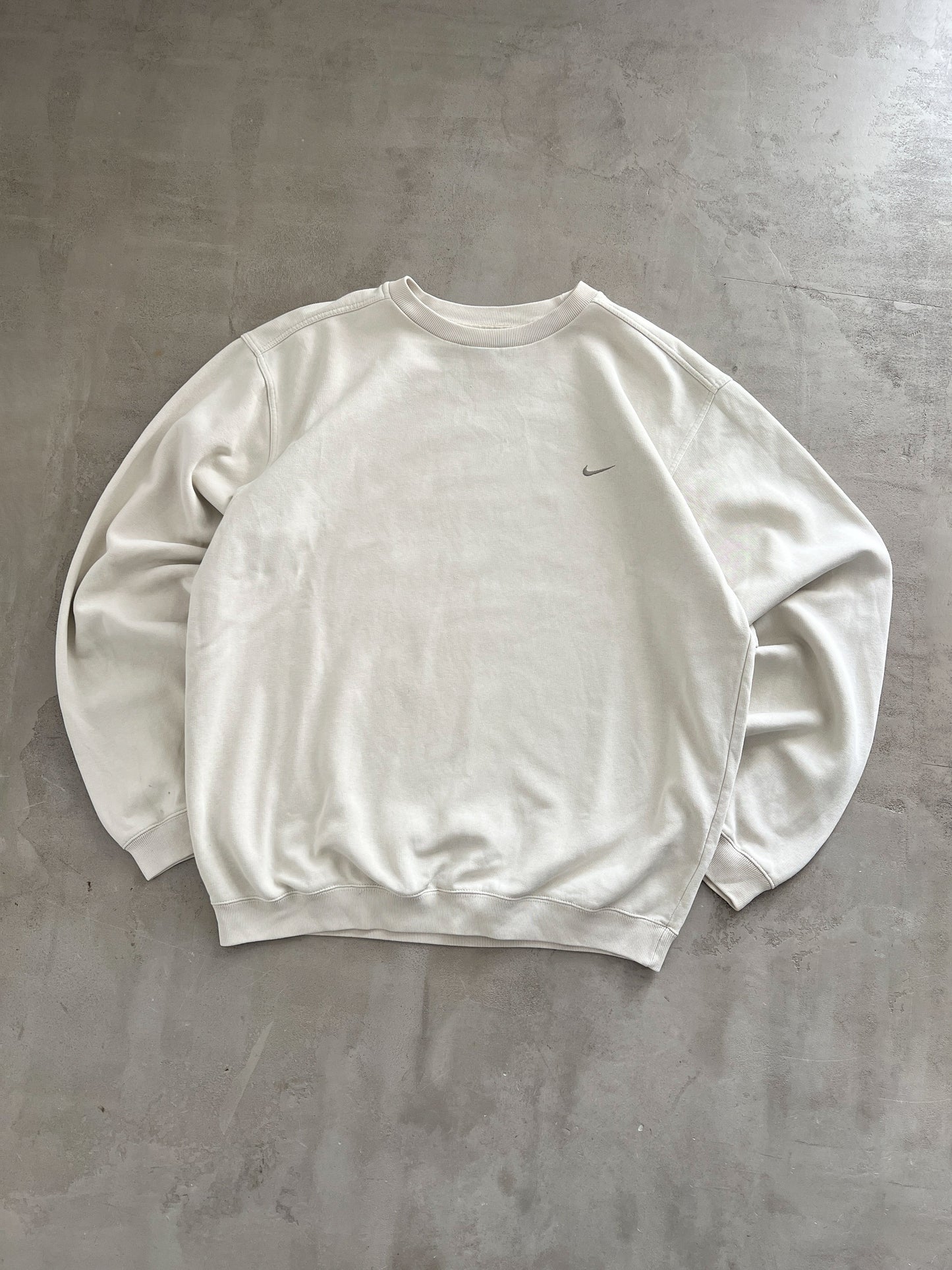 CREME NIKE SWEATER - 2000S - M