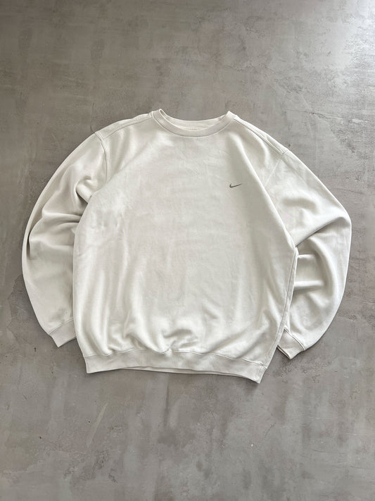 CREME NIKE SWEATER - 2000S - M