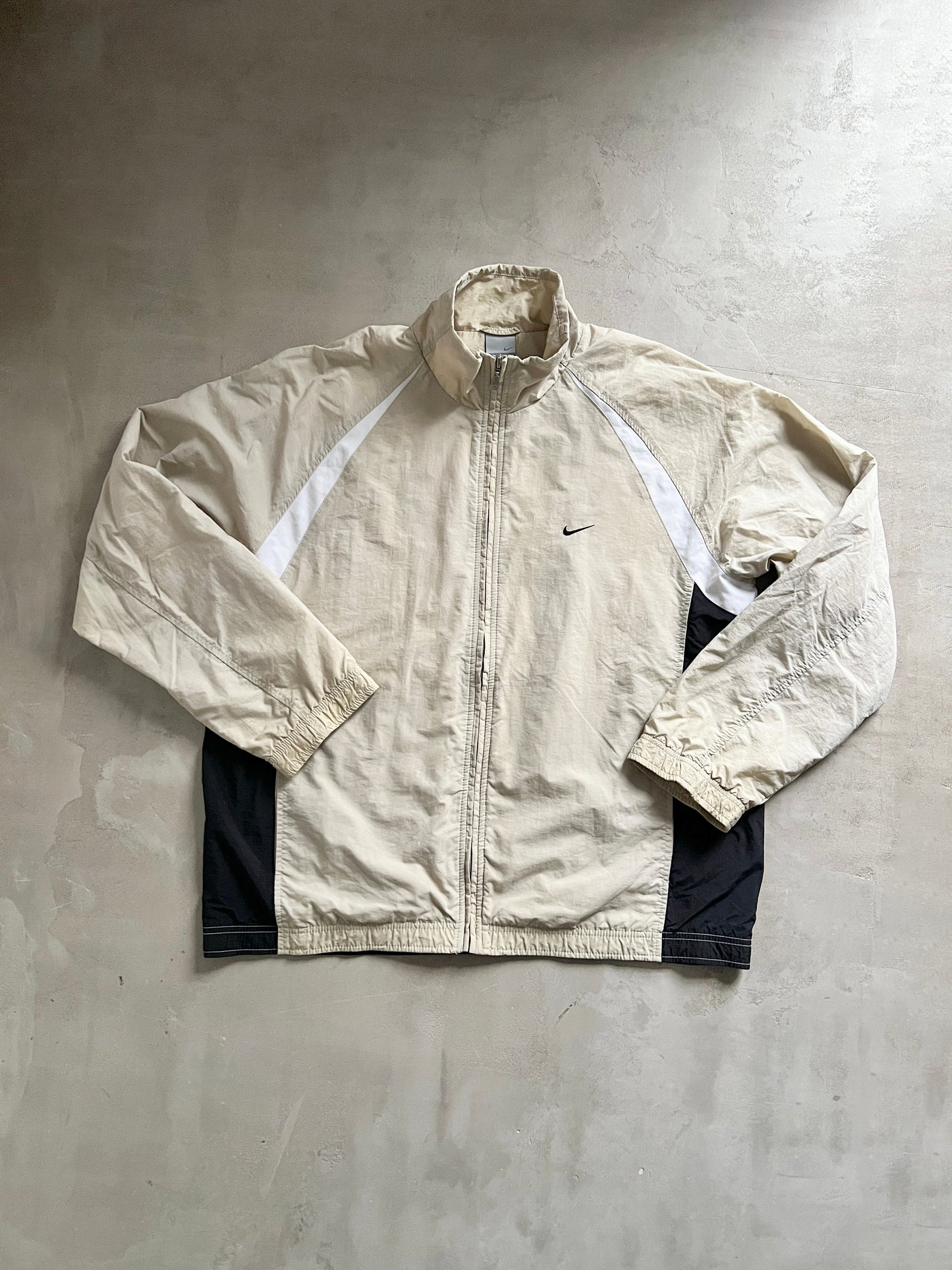 CREME NIKE TRACK JACKET - 2000S - L