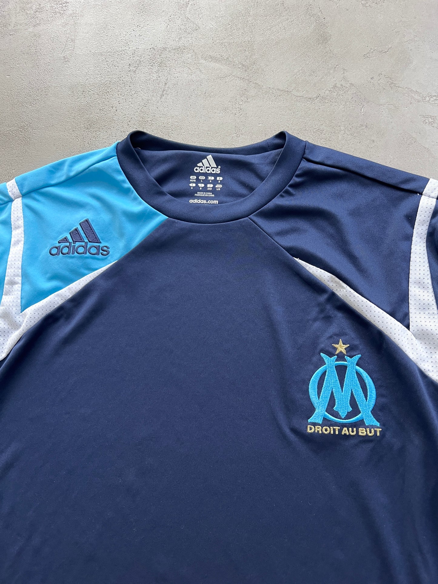 NAVY/BABY BLUE MARSEILLE ADIDAS JERSEY