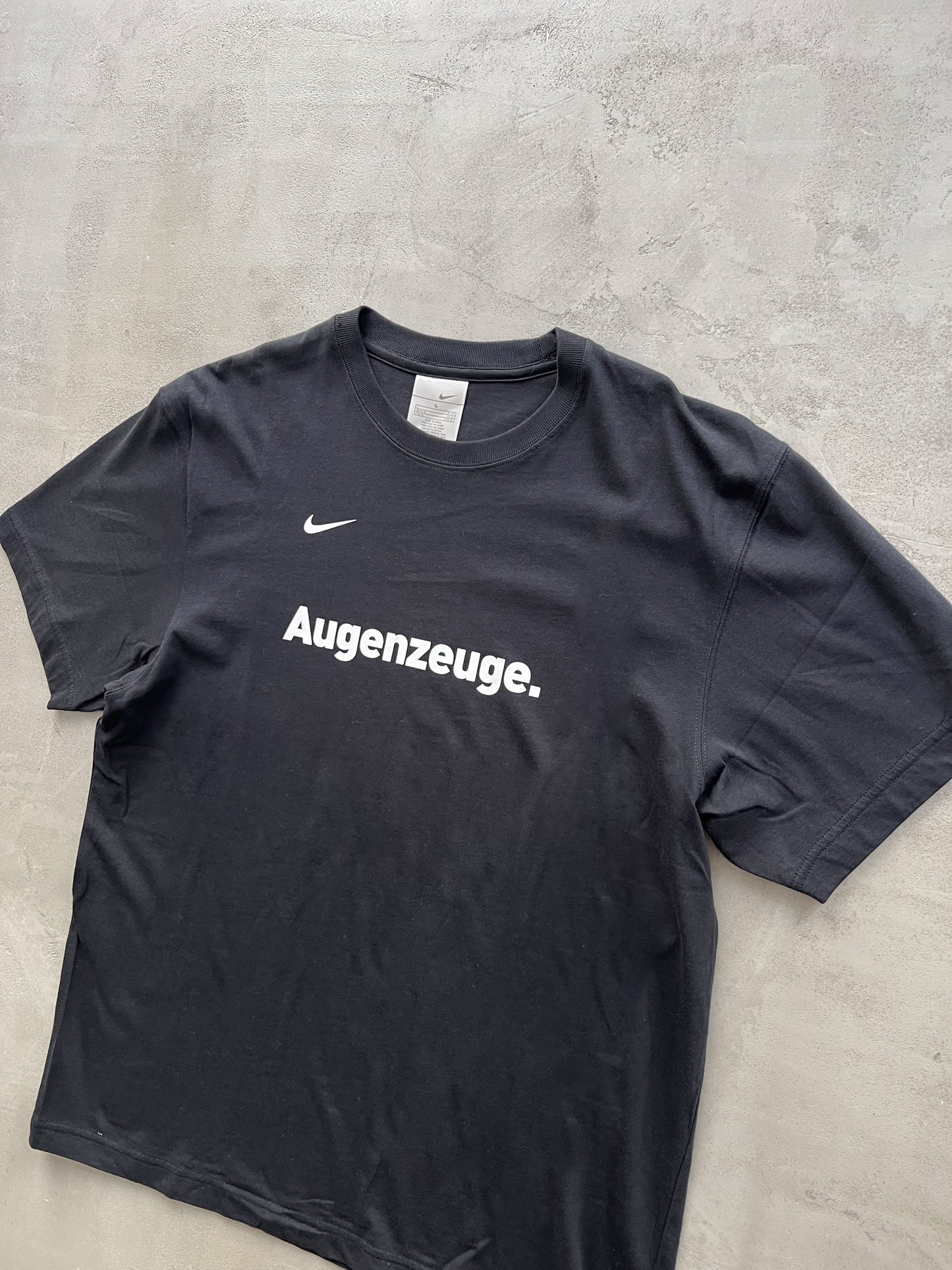 BLACK SUISSE SOCCER TEE - 2000S - L