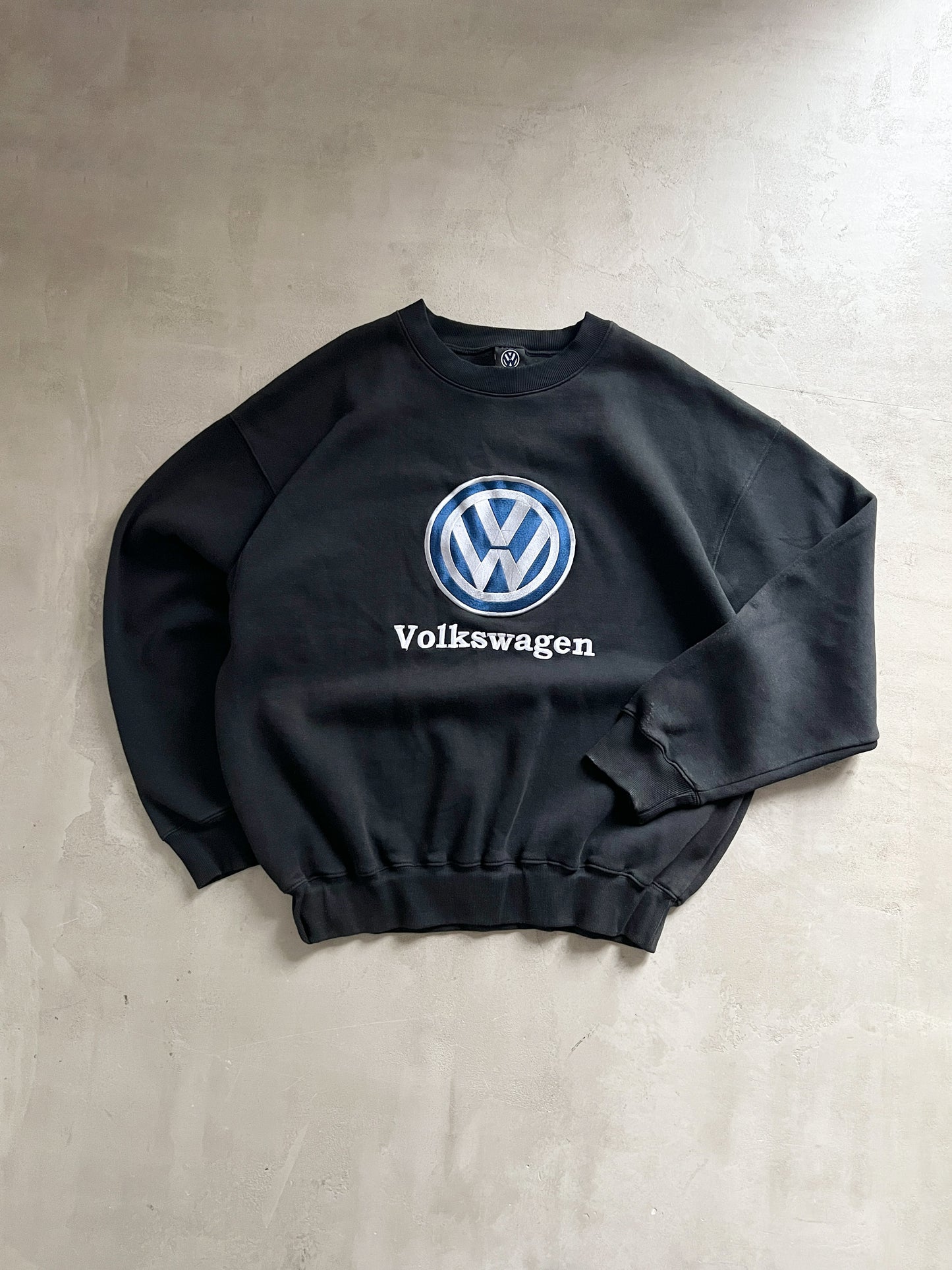 BLACK VOLKSWAGEN SWEATER - 1990S - L/XL