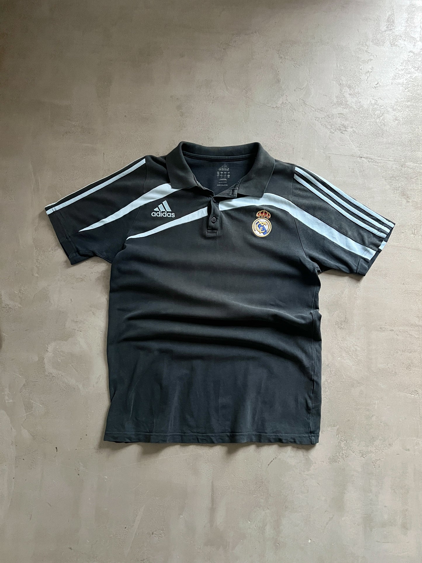 GREY/BABY BLUE REAL MADRID POLO - 2000S - S