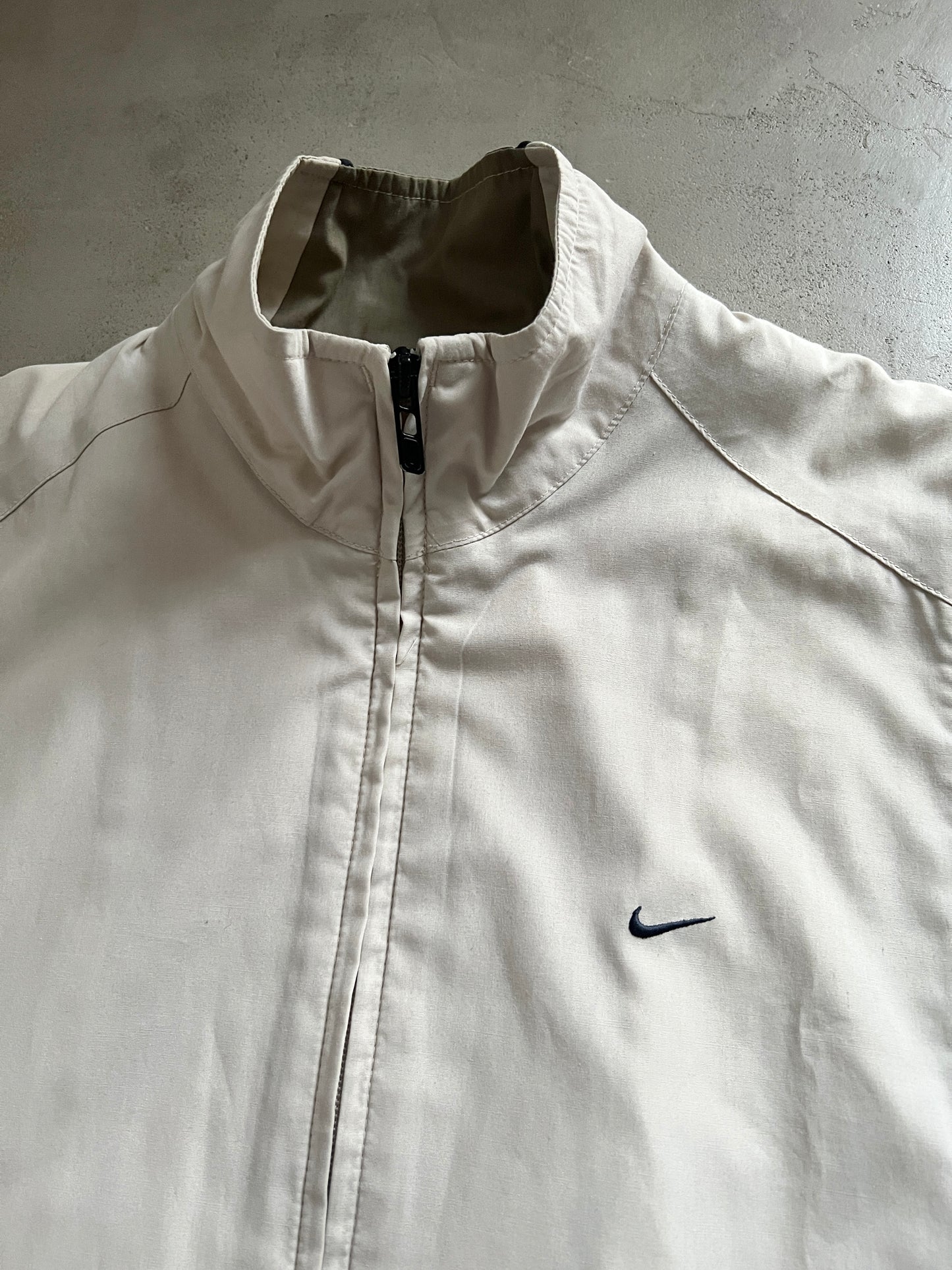 CREME NIKE TRACK JACKET - 2000S - L/XL