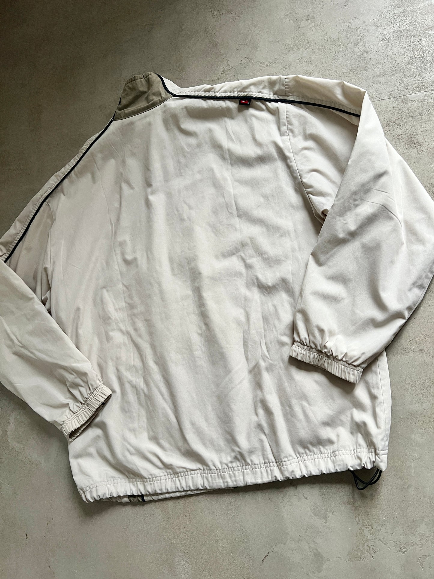 CREME NIKE TRACK JACKET - 2000S - L/XL