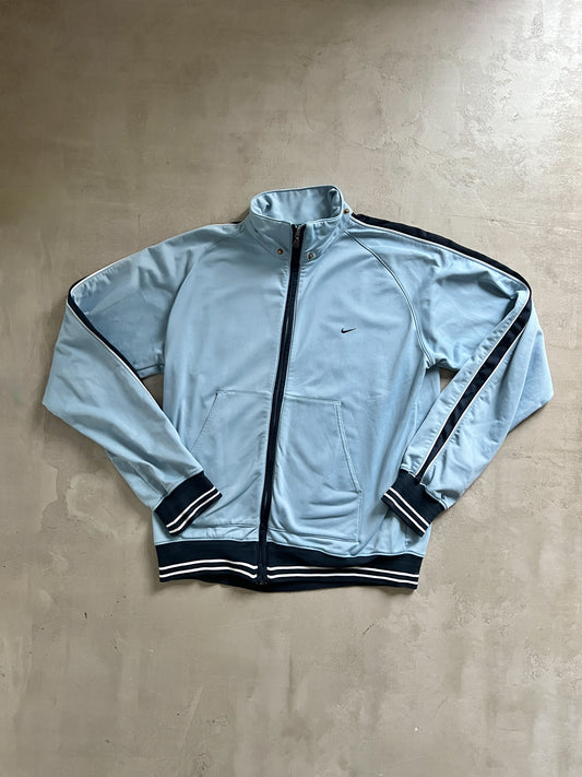 SLATE BLUE NIKE TRACK JACKET - 2000S - M