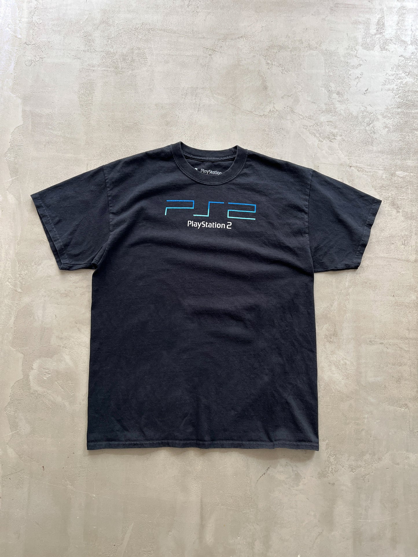 FADED BLACK PLAYSTATION 2 TEE - 2000S - L