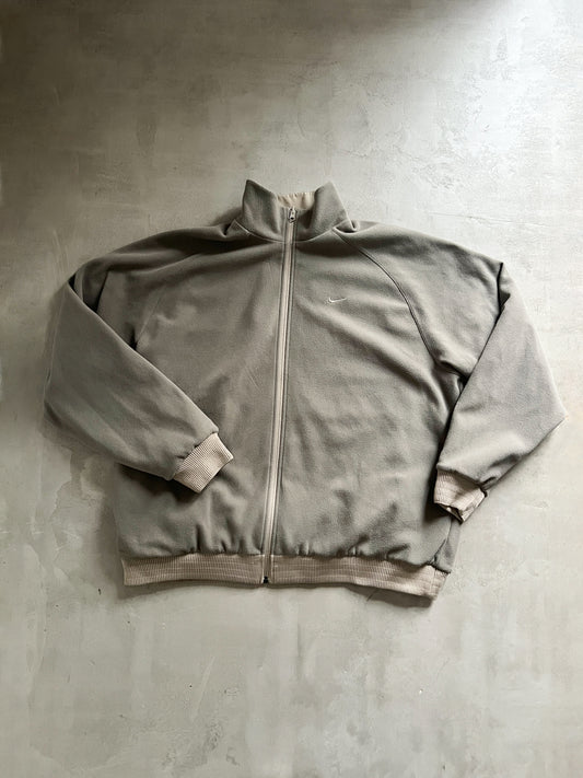 BEIGE NIKE FLEECE REVERSIBLE - 2000S - L