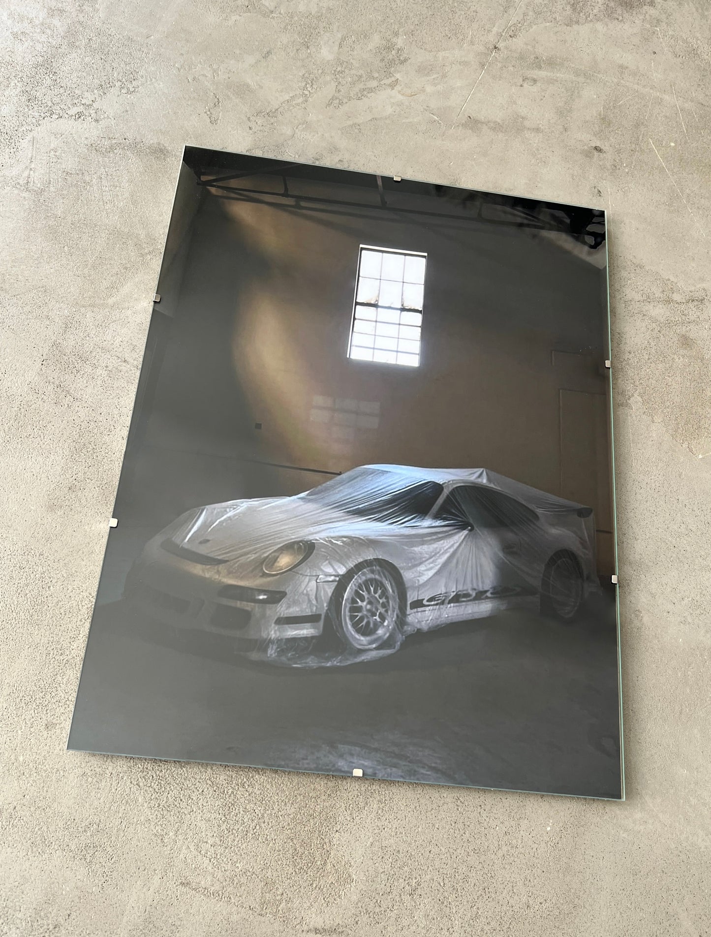 COVERED GT3 RS GLASS PRINT