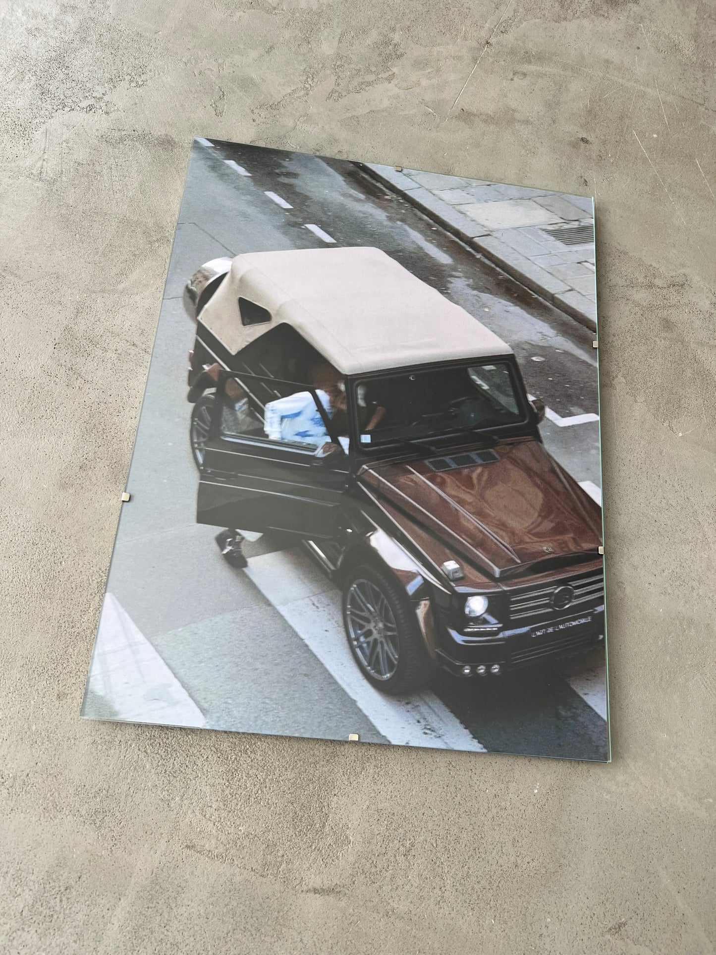 L'ART BRABUS G-WAGON GLASS PRINT