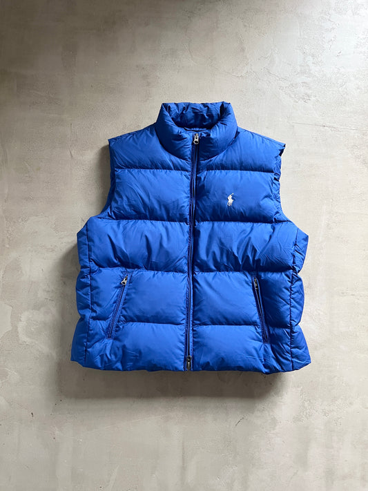 BLUE RALPH LAUREN PUFFER VEST - S