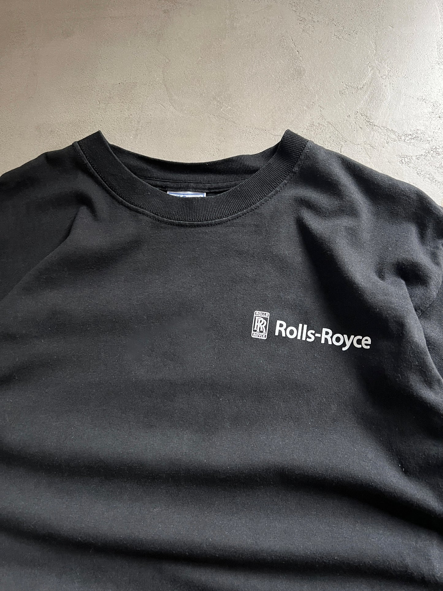 BLACK ROLLS ROYCE PROMO TEE - 2000S - M