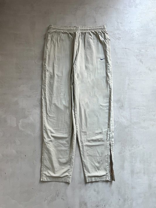 BEIGE NIKE TRACK PANTS - 2000S - M/S