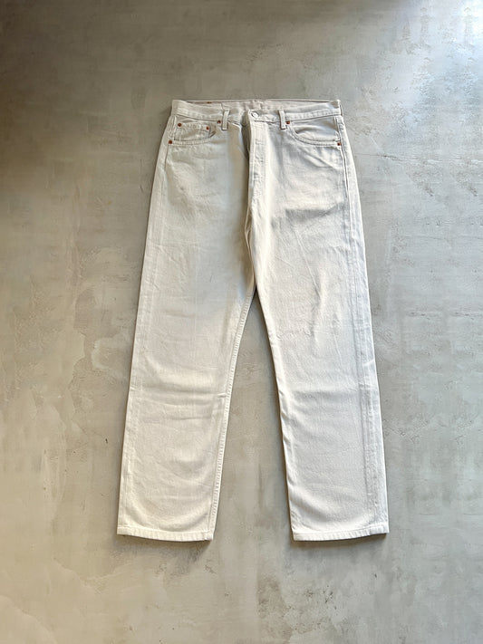 CREME LEVIS 501 JEANS - 1990S - L/XL