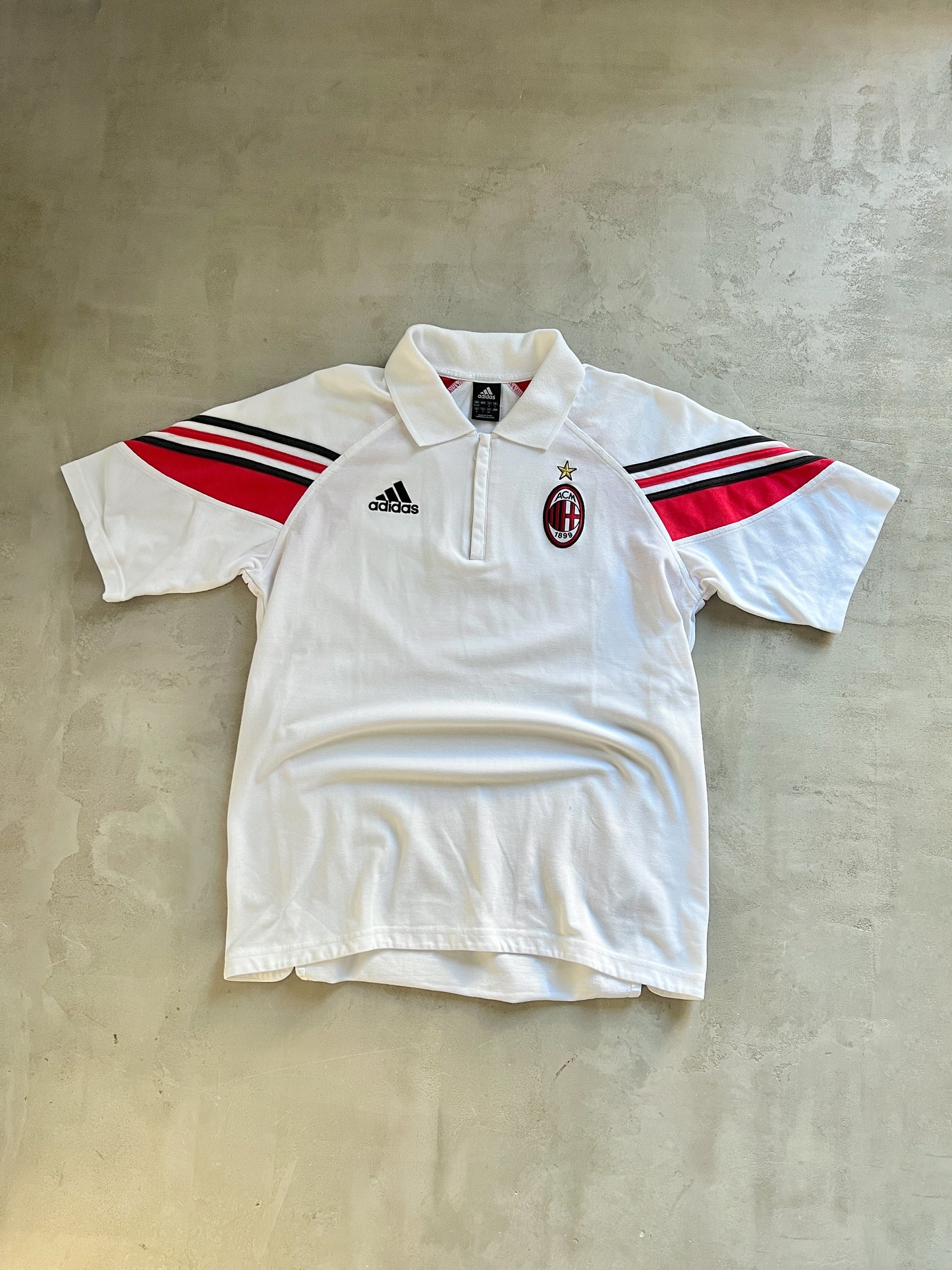 WHITE AC MILAN POLO - 2000S - L