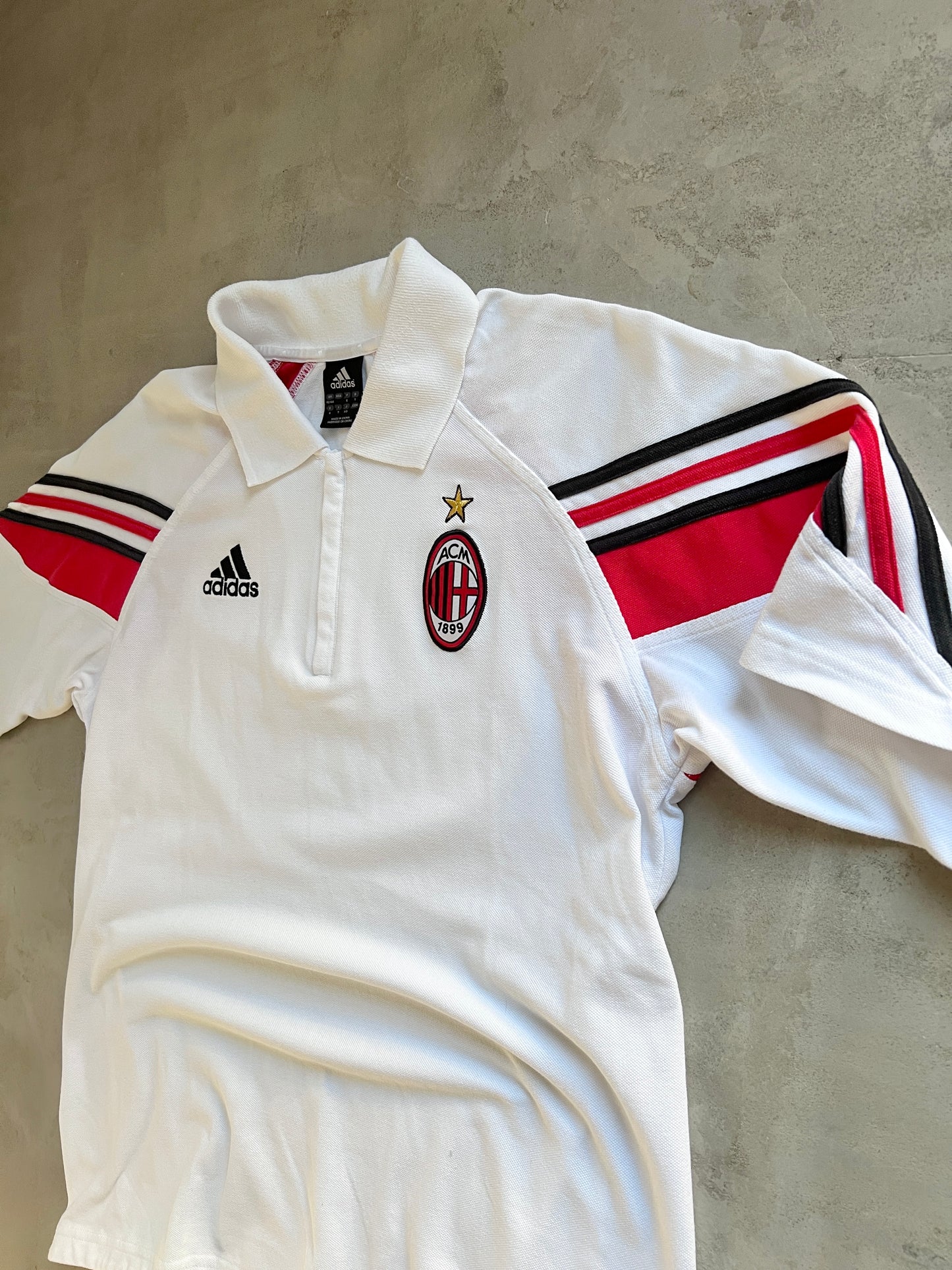 WHITE AC MILAN POLO - 2000S - L