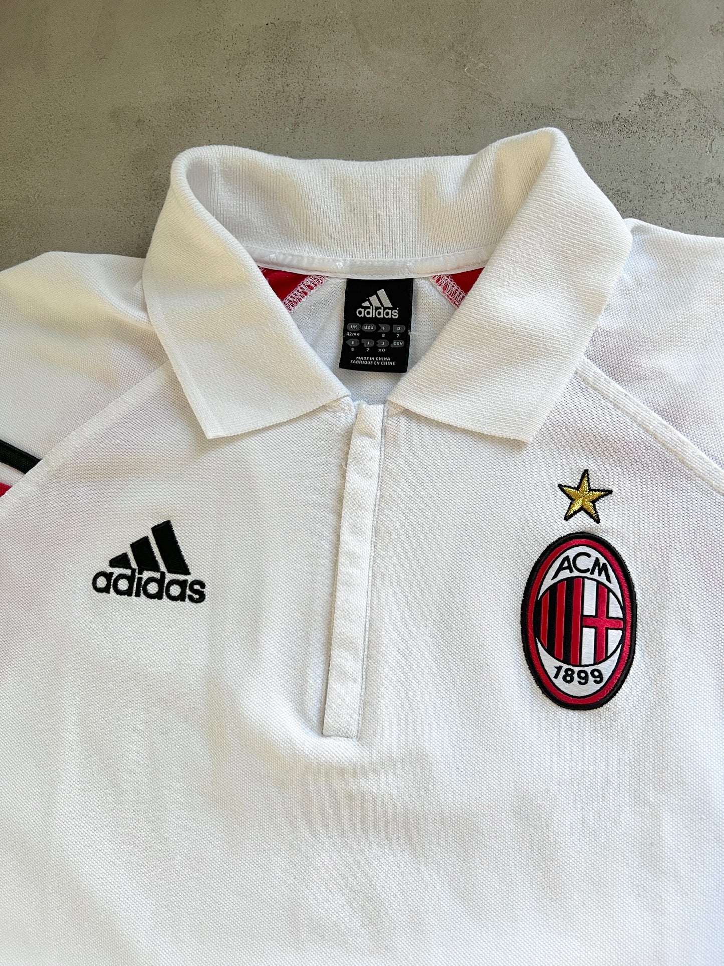 WHITE AC MILAN POLO - 2000S - L