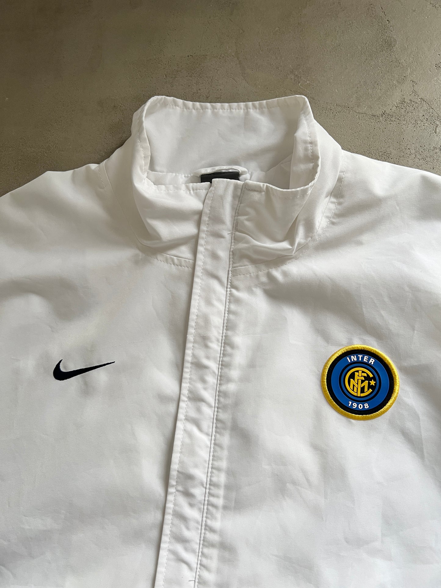 WHITE INTER MILAN TRACK JACKET - 2000S - XL