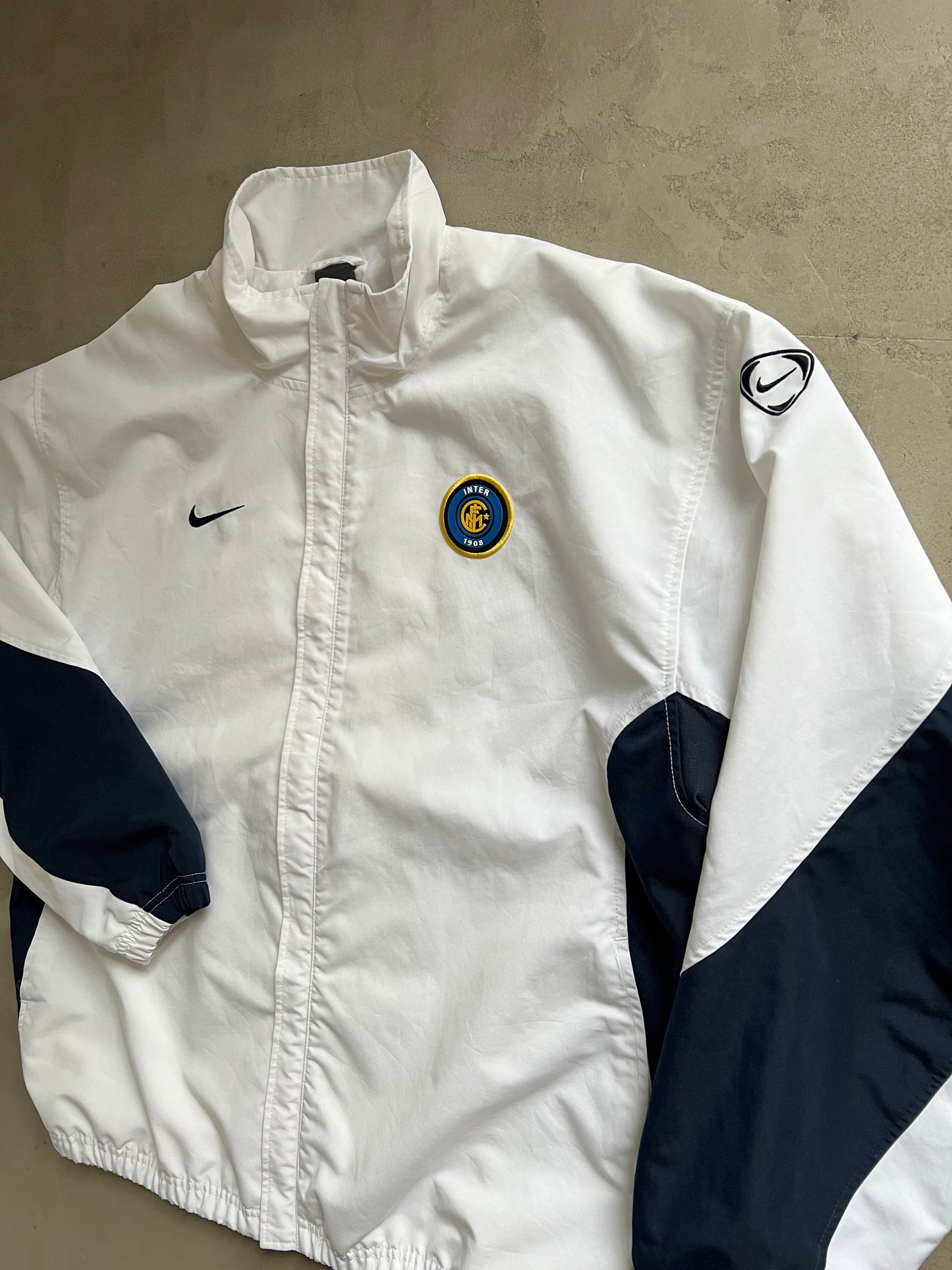 WHITE INTER MILAN TRACK JACKET - 2000S - XL