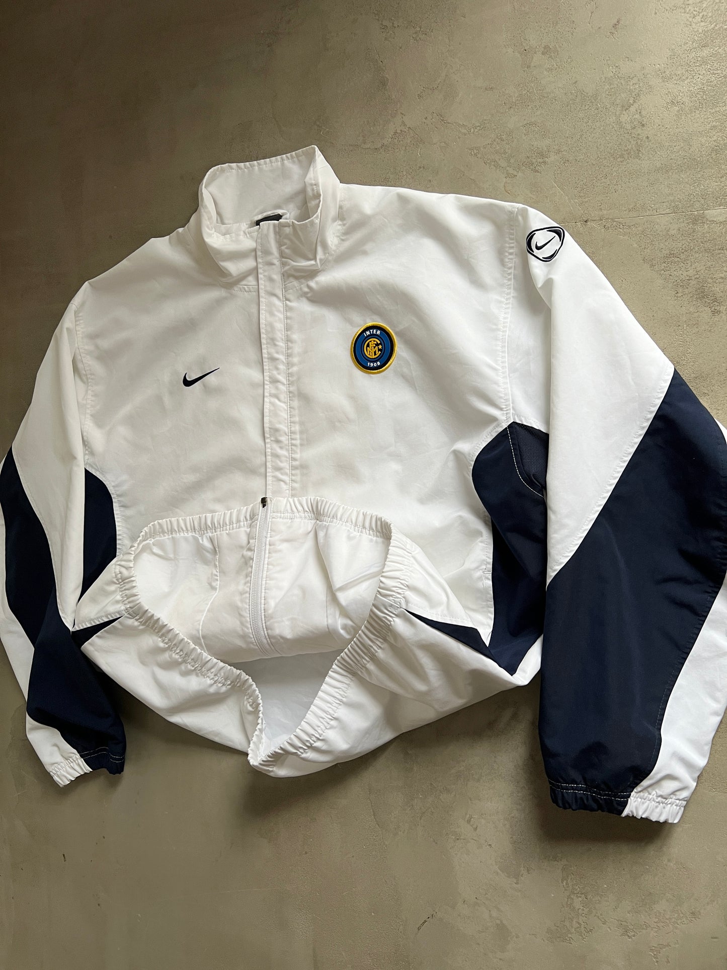 WHITE INTER MILAN TRACK JACKET - 2000S - XL