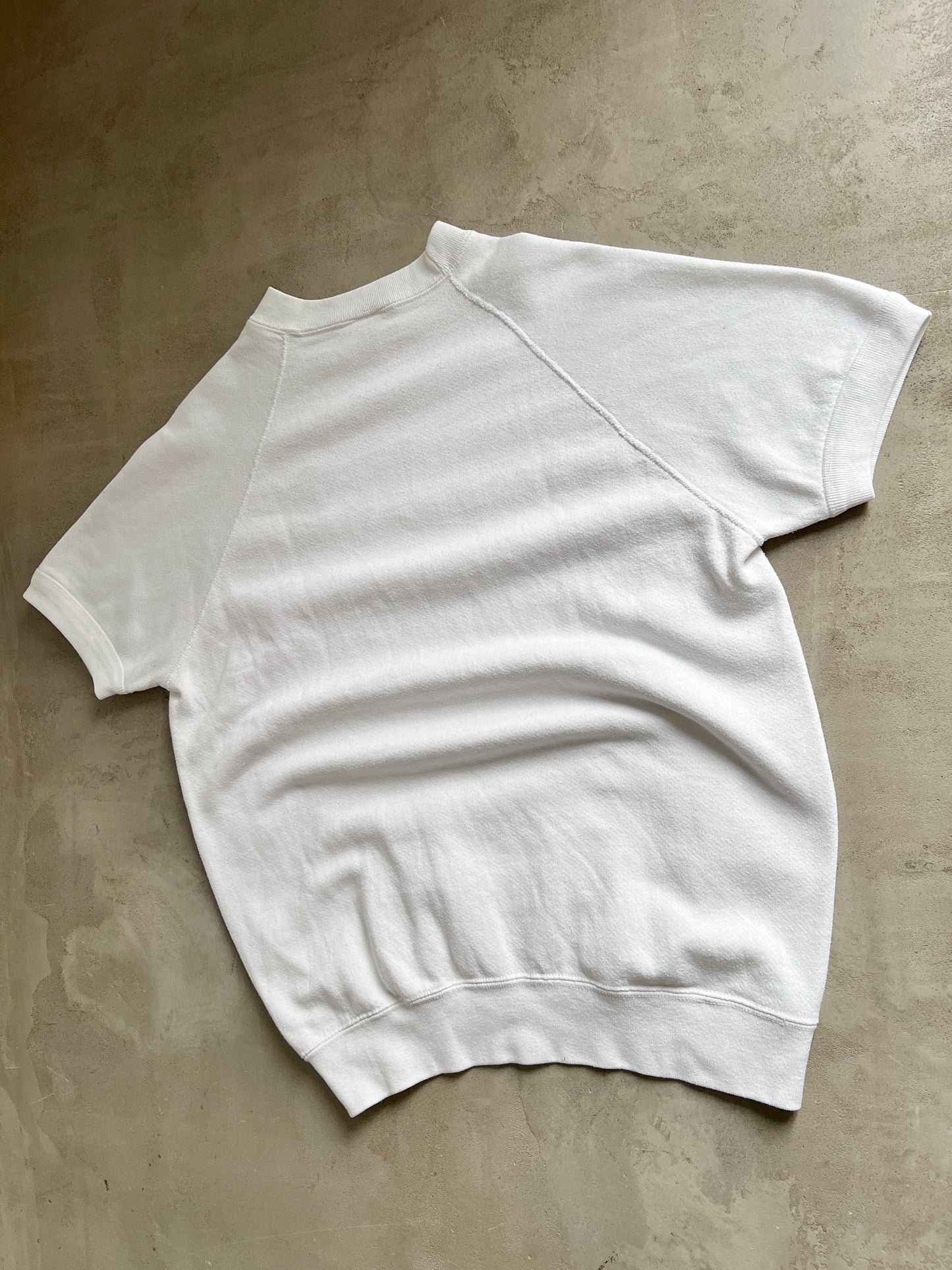 WHITE BMW HEAVY COTTON TEE - 1990S - L/XL