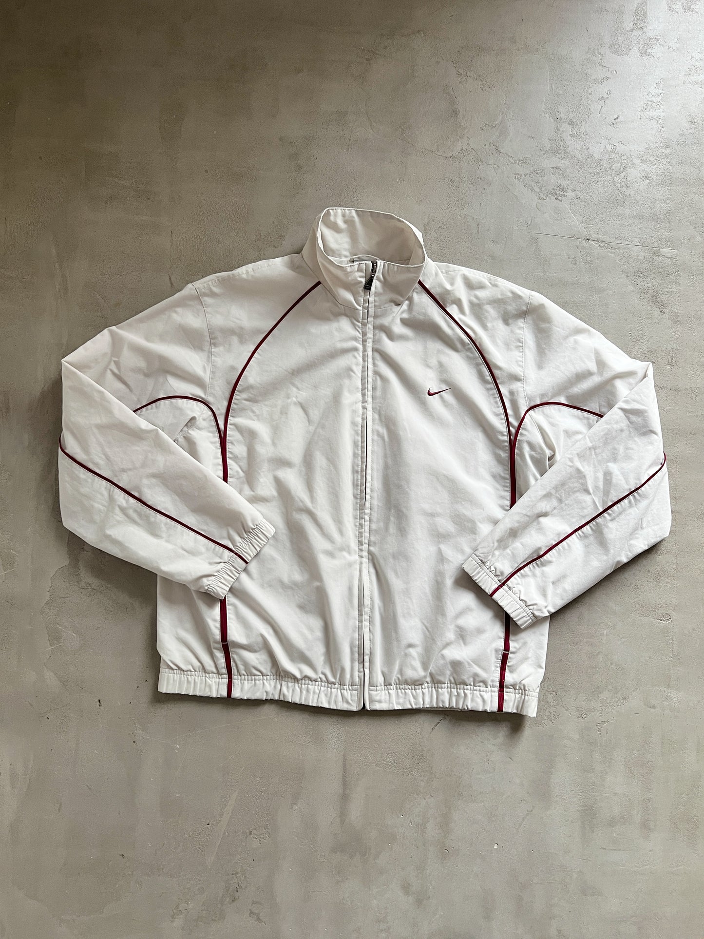 CREME NIKE TRACK JACKET - 2000S - M