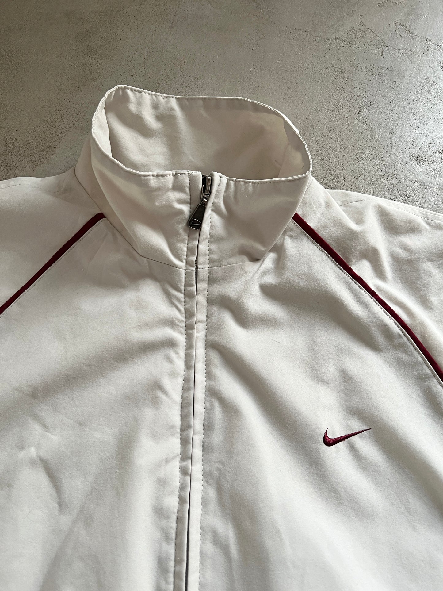 CREME NIKE TRACK JACKET - 2000S - M