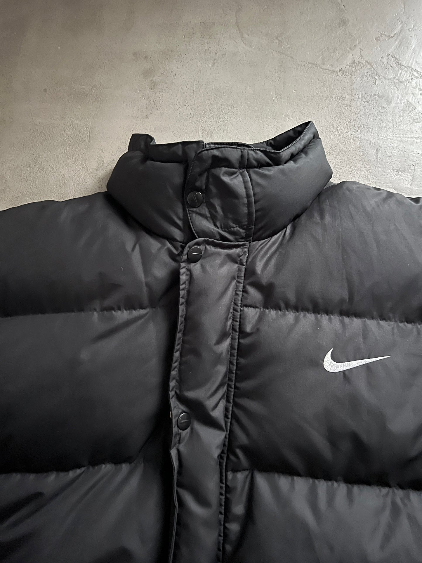 BLACK NIKE PUFFER - 1990S - XXL