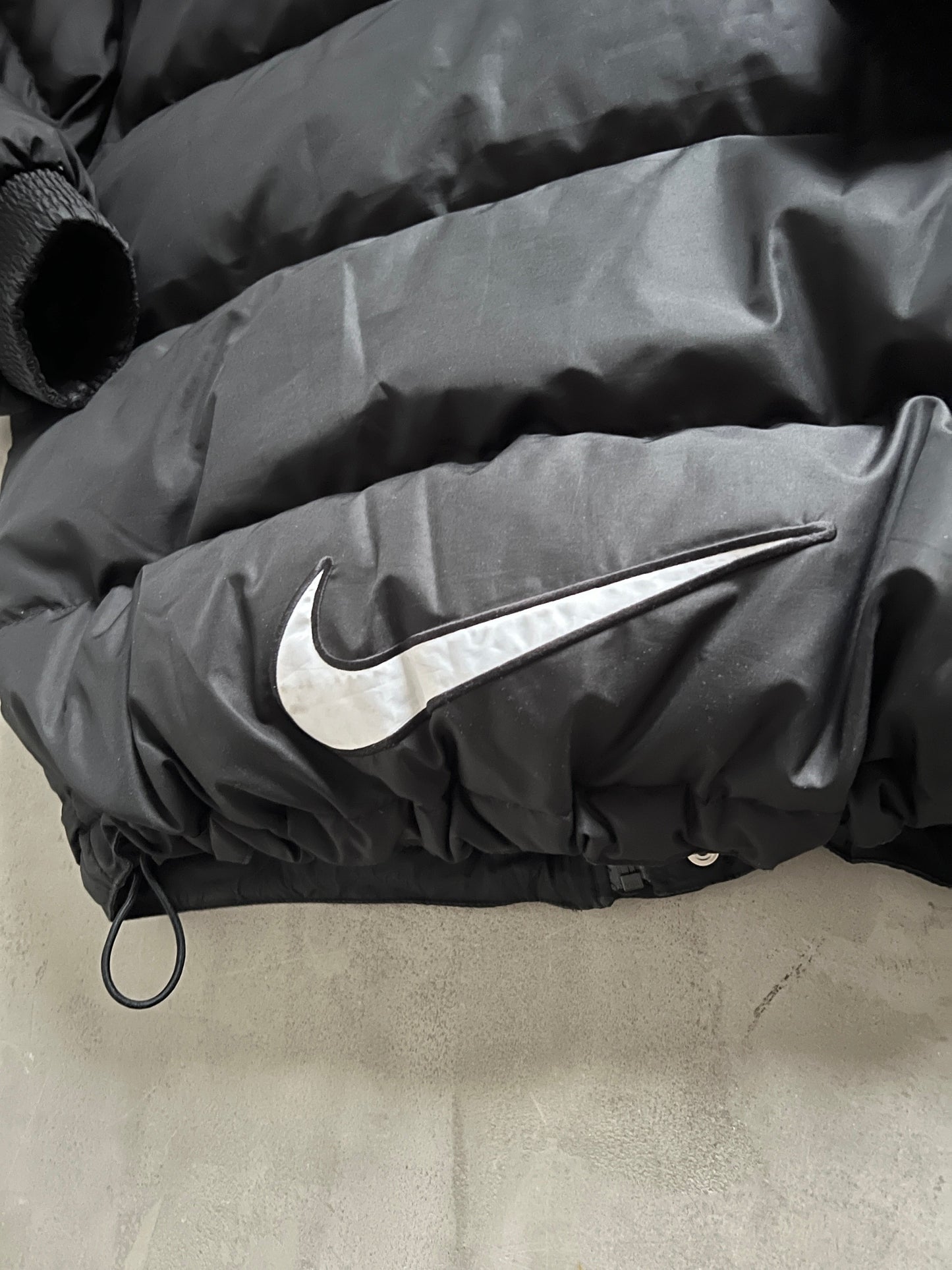 BLACK NIKE PUFFER - 1990S - XXL