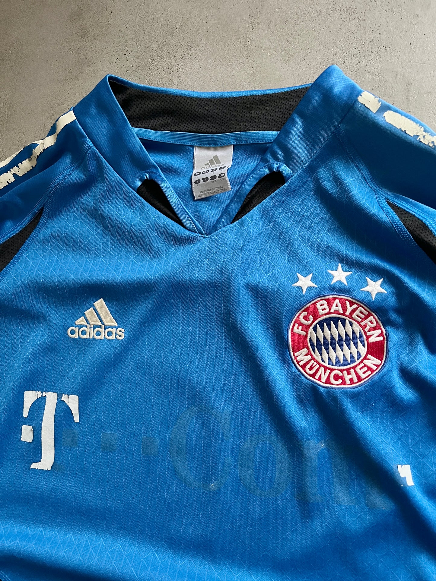 BLUE BAYERN MUNICH KAHN JERSEY - 2000S - XL