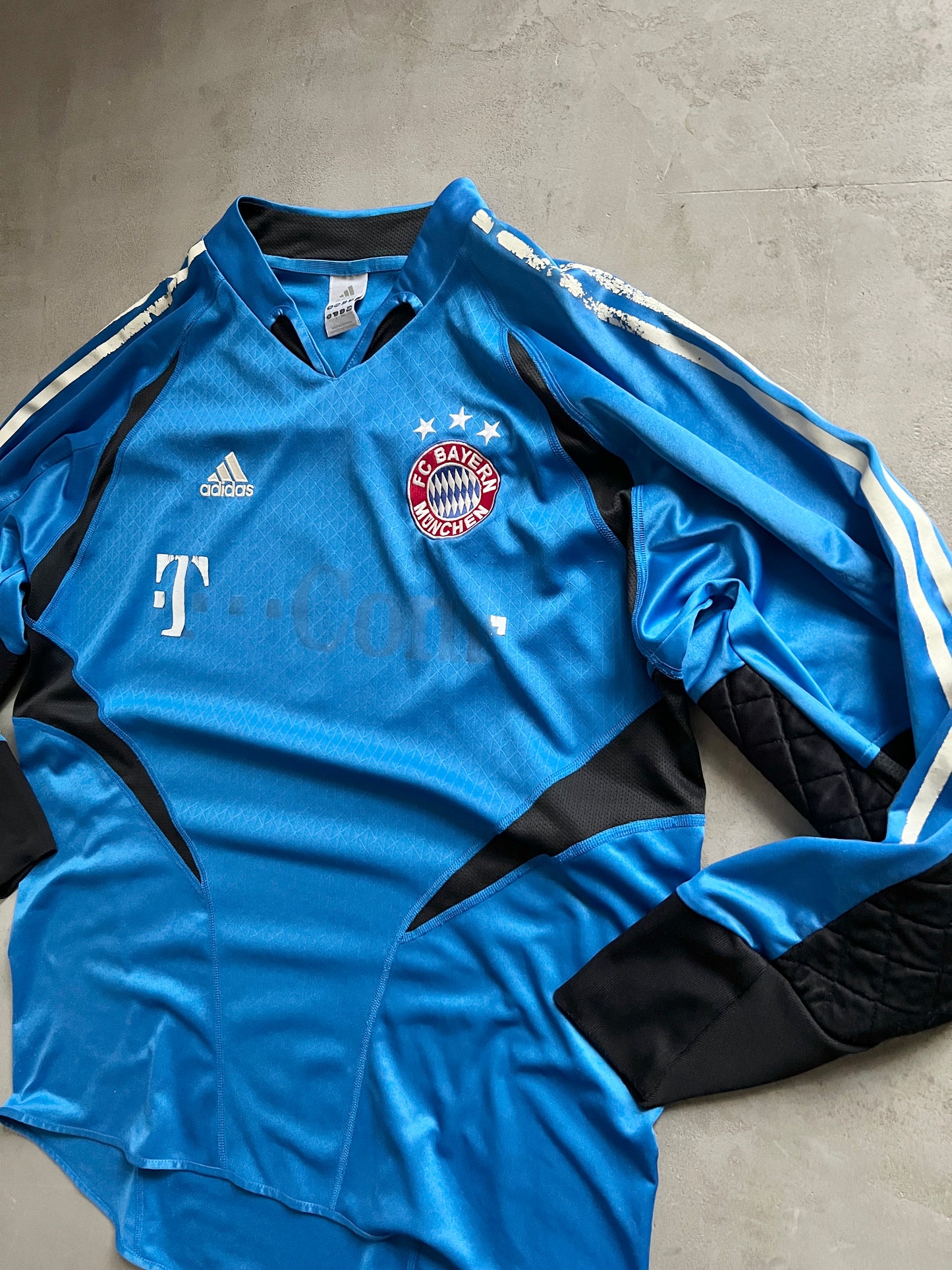 BLUE BAYERN MUNICH KAHN JERSEY - 2000S - XL