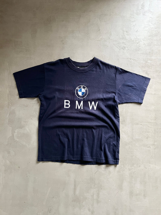 FADED NAVY/PURPLE BMW TEE - 1990S - M