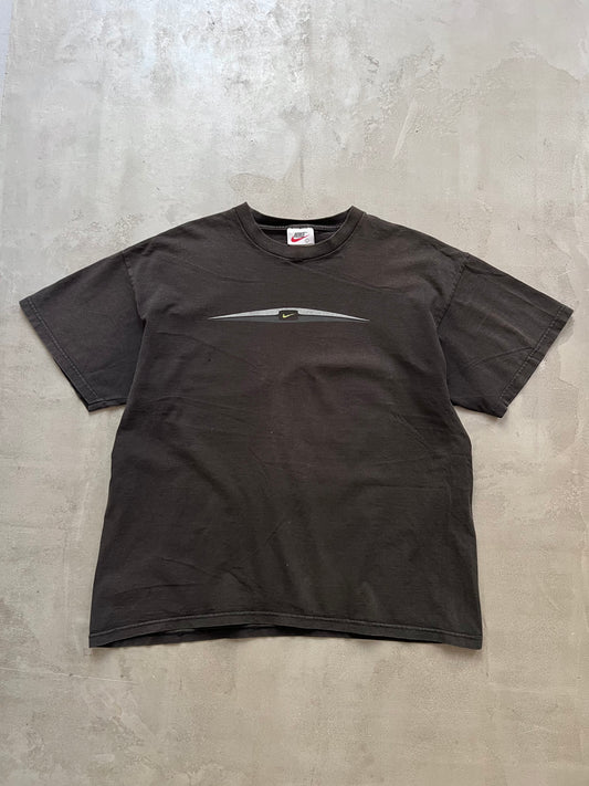 FADED BLACK/BROWN NIKE TEE - 1990S