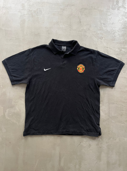 BLACK MAN U POLO - 2000S - L/M