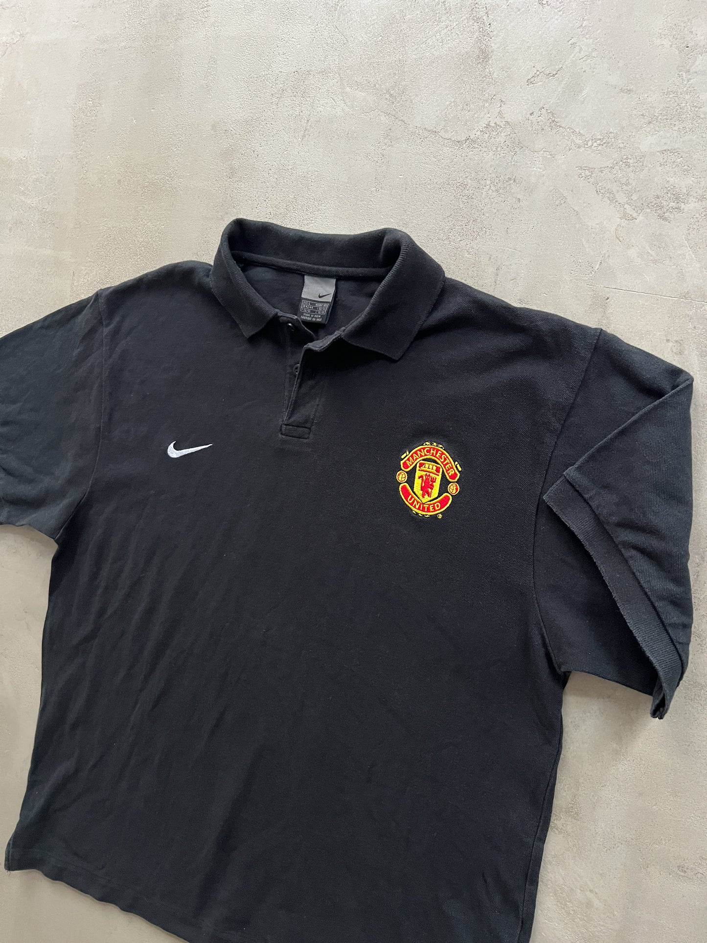 BLACK MAN U POLO - 2000S - L/M