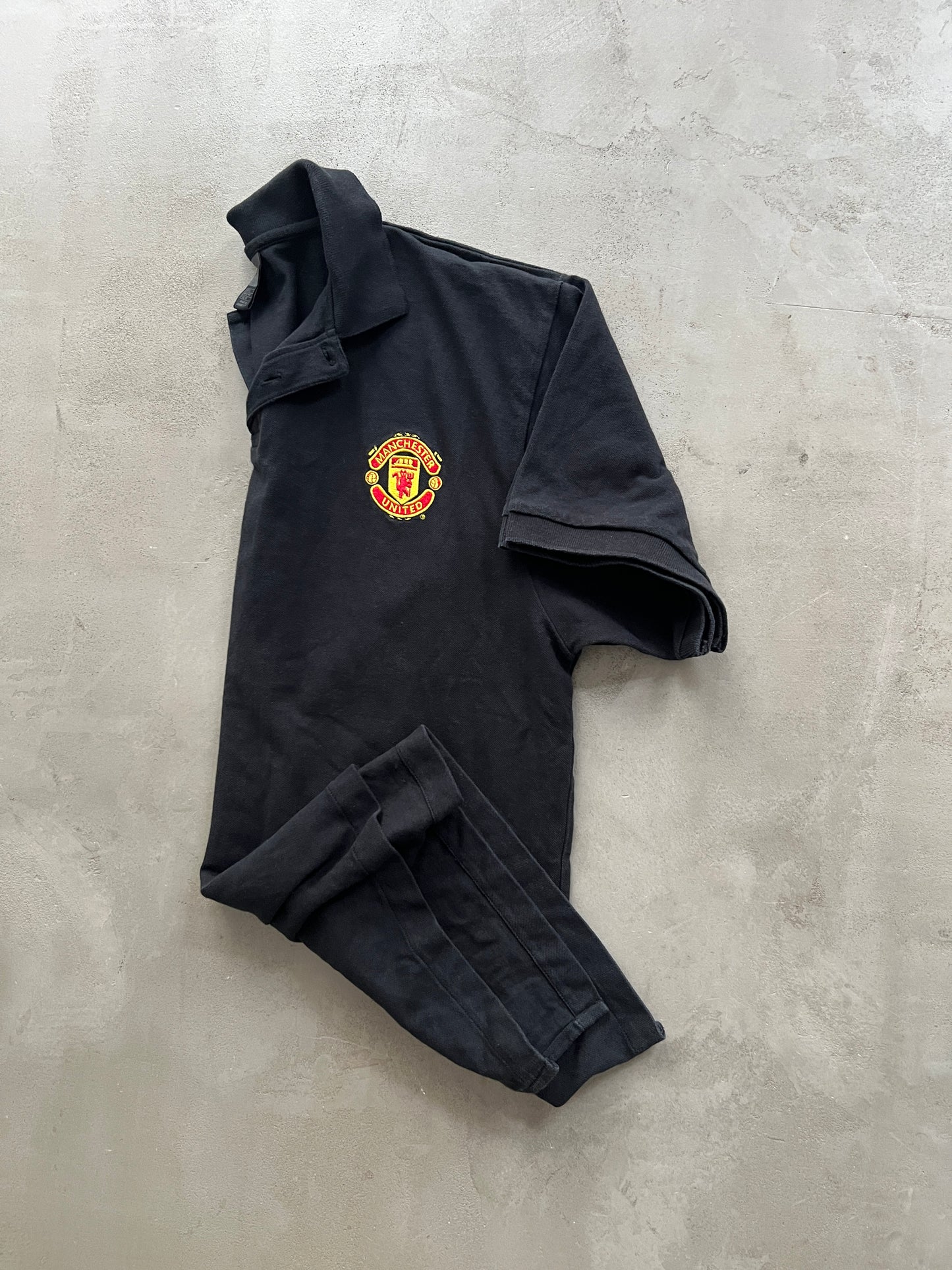 BLACK MAN U POLO - 2000S - L/M