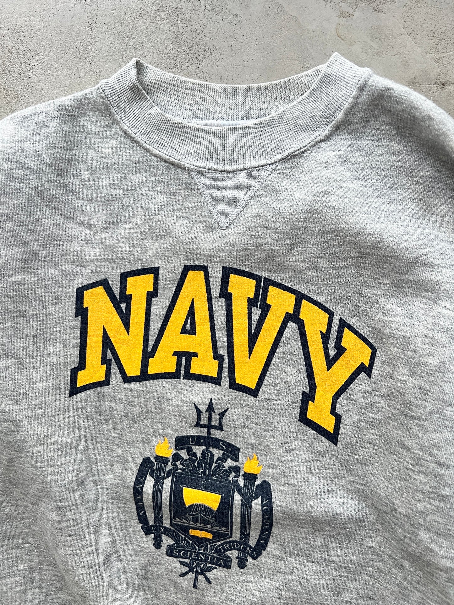 GREY US NAVY SWEATER - 2000S - L