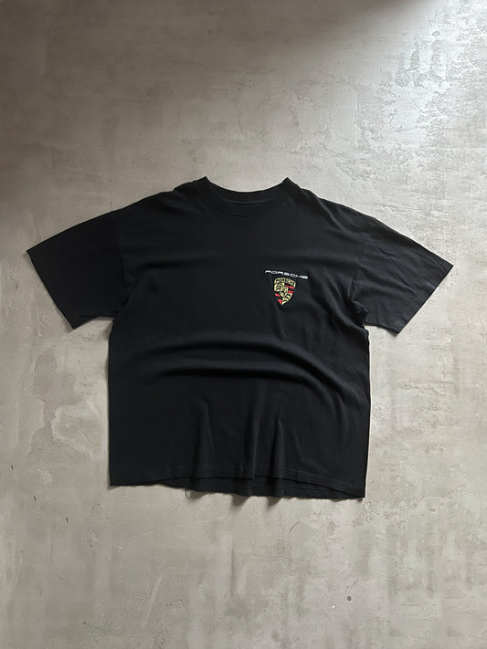 BLACK PORSCHE TEE - 2000S - L