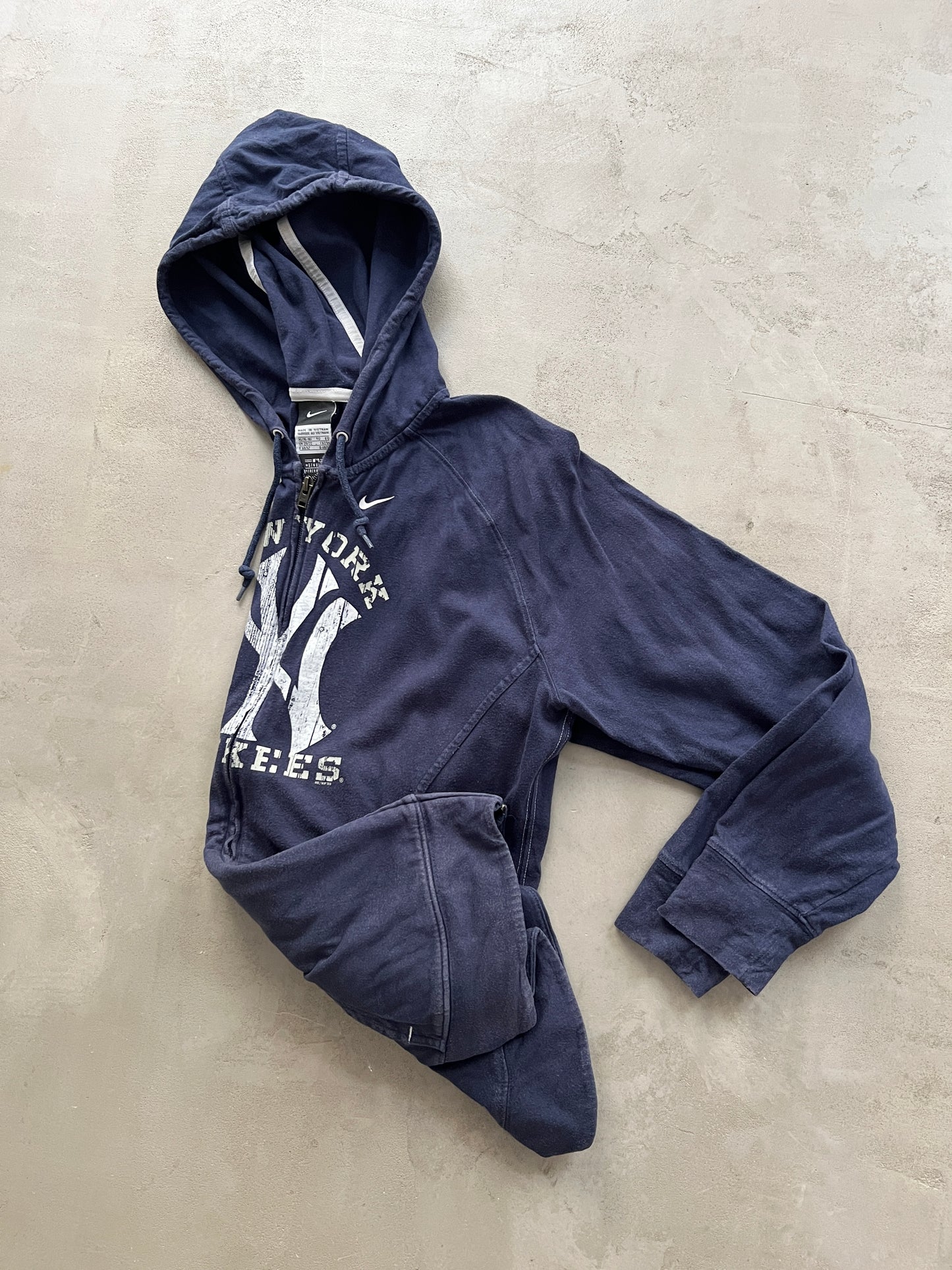 NAVY YANKEES ZIP UP JACKET - 2000S - M/S