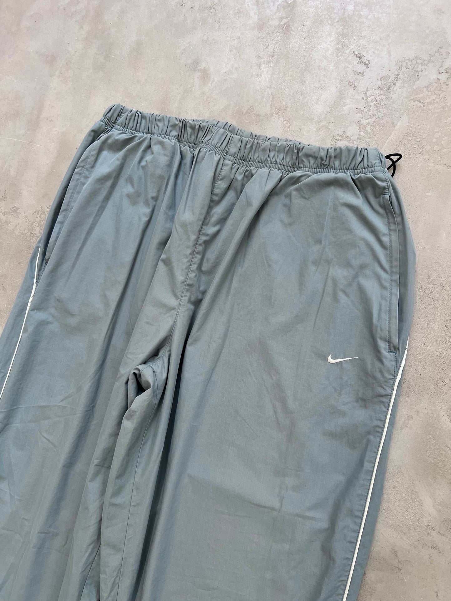 SLATE BLUE NIKE TRACKPANTS - 2000S