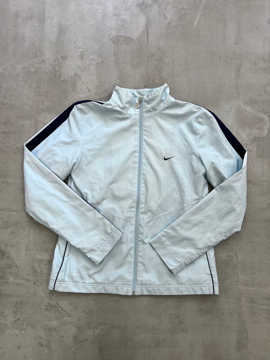 BABY BLUE NIKE TRACK JACKET - 2000S