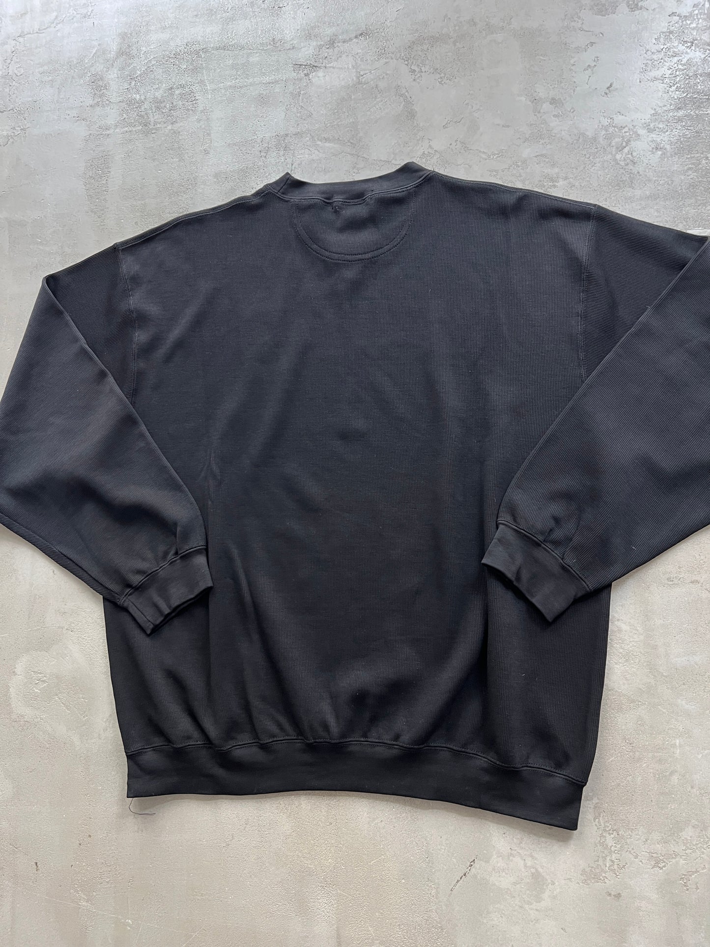 BLACK PORSCHE SWEATER - 1990S - XL