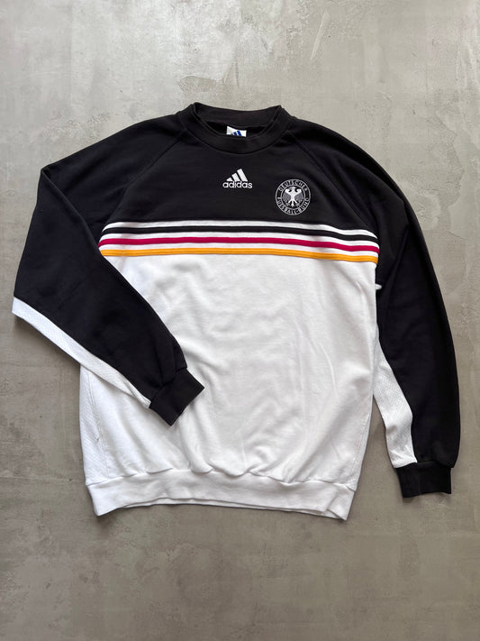 WHITE/BLACK DFB SWEATER - 1990S