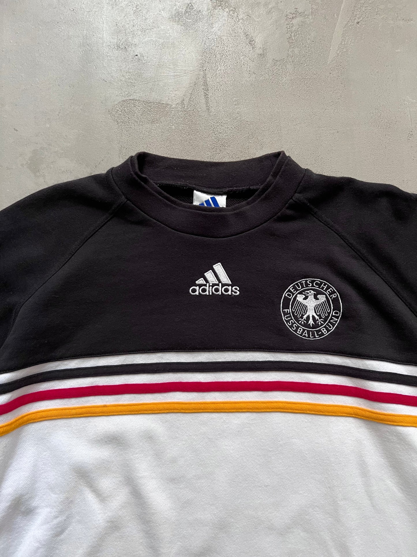 WHITE/BLACK DFB SWEATER - 1990S