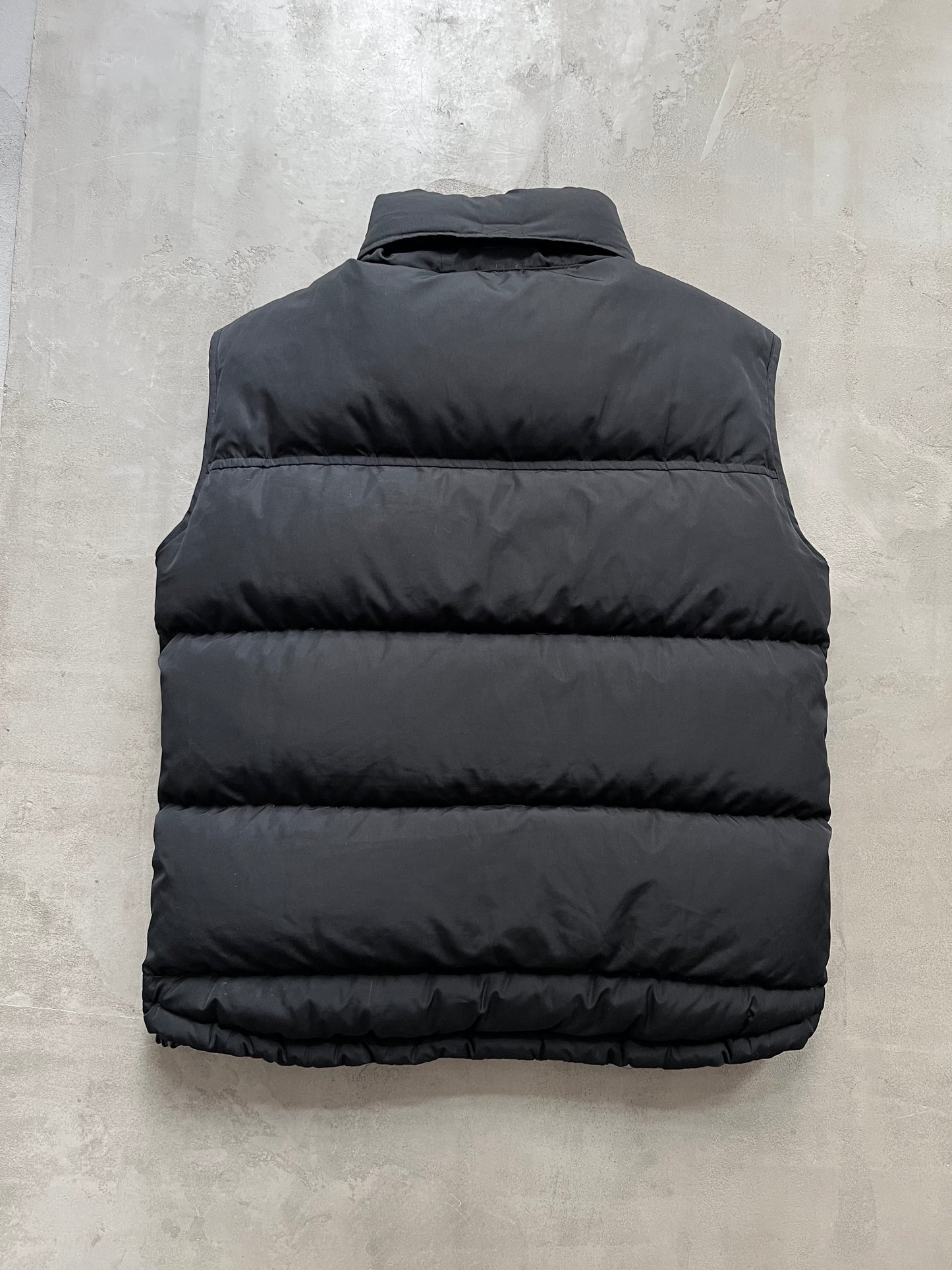 BLACK PUFFER VEST - 2000S - L