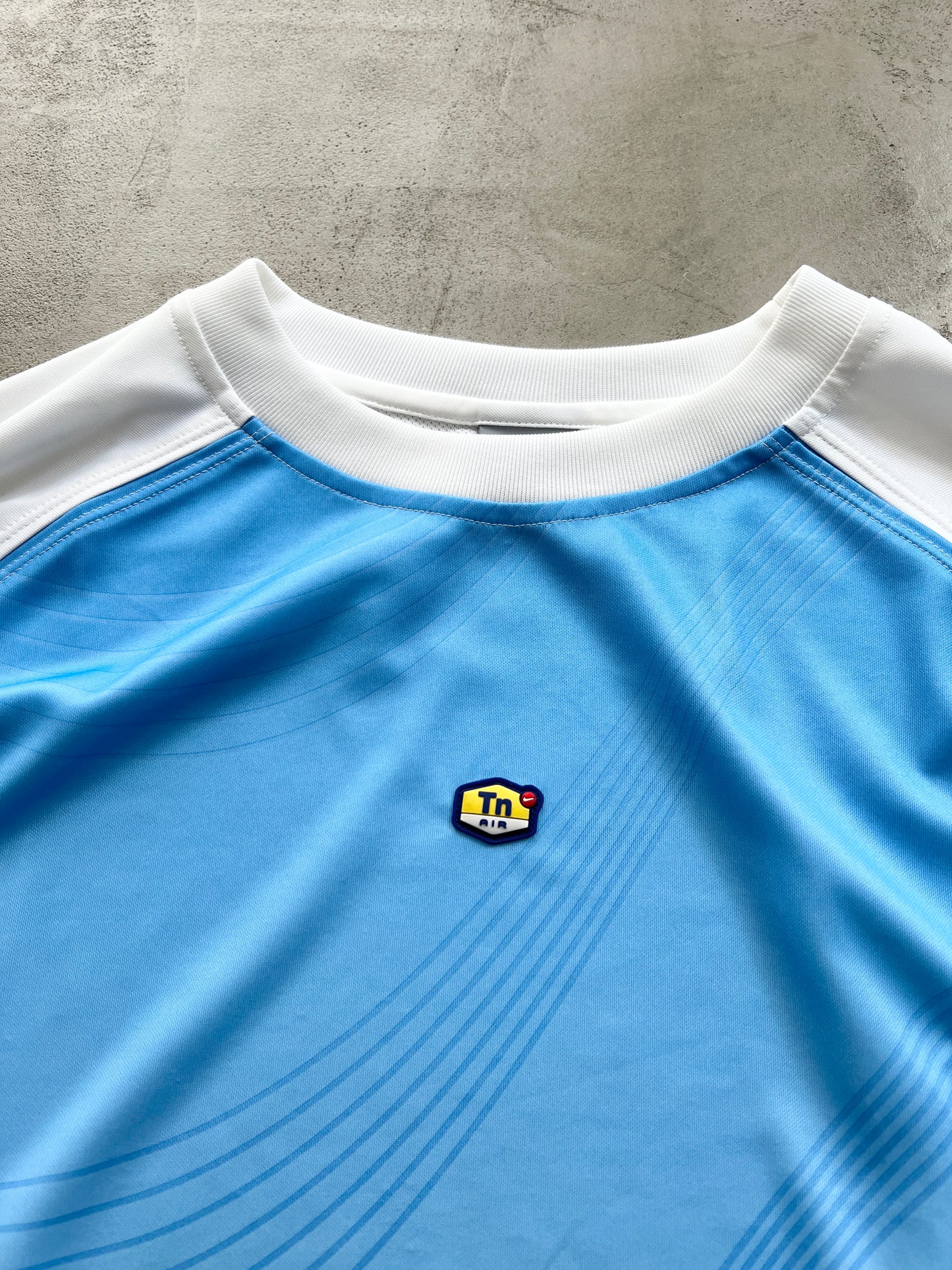 BABY BLUE NIKE TN TEE - 2000S - XXL