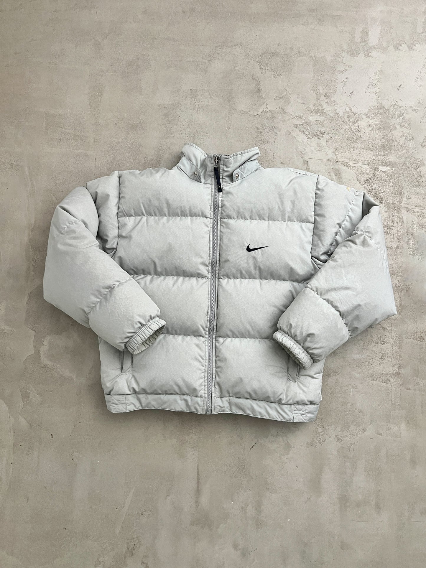 GREY NIKE PUFFER - 1990S - S