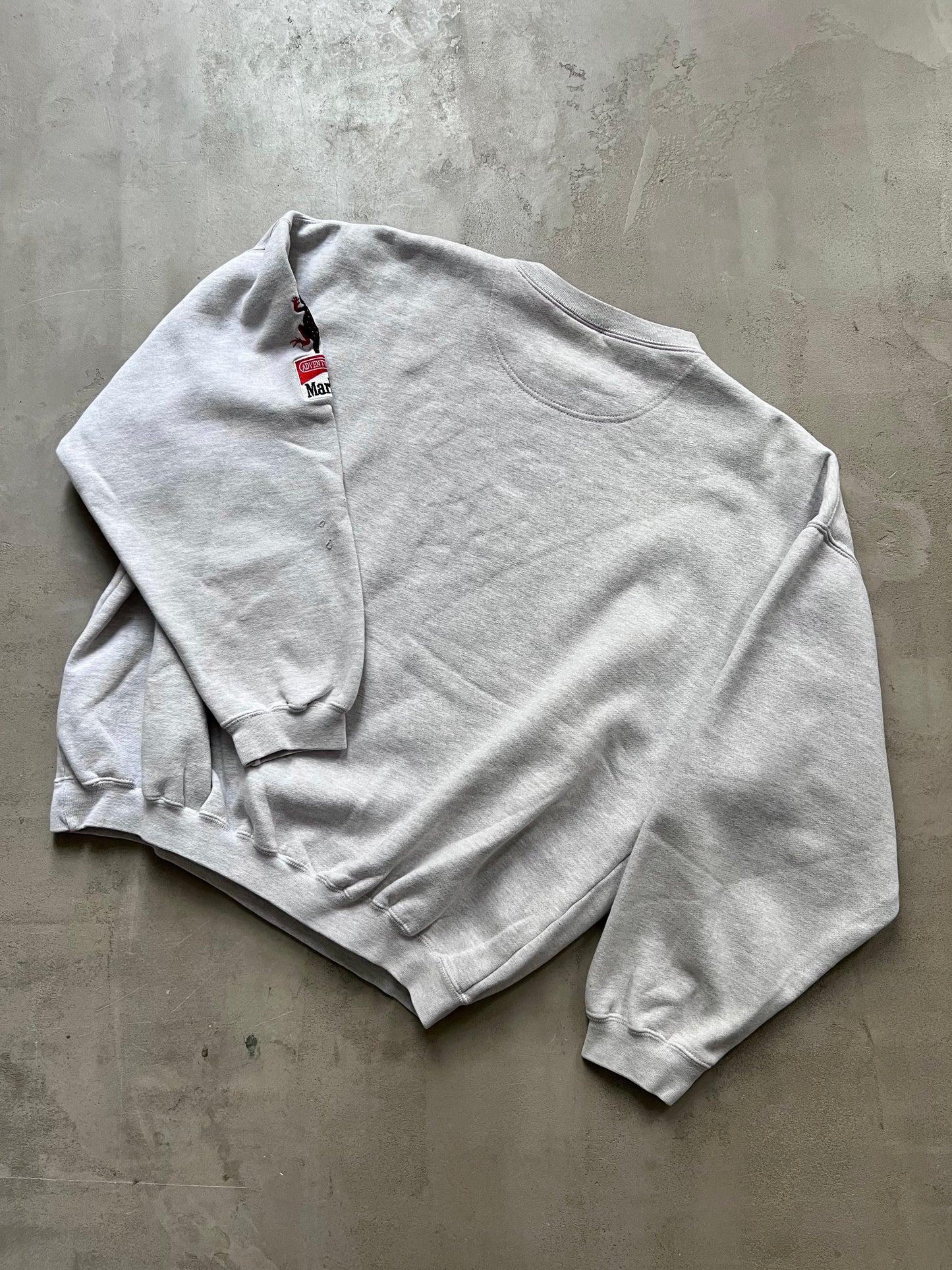 GREY MARLBORO SWEATER - 1990S